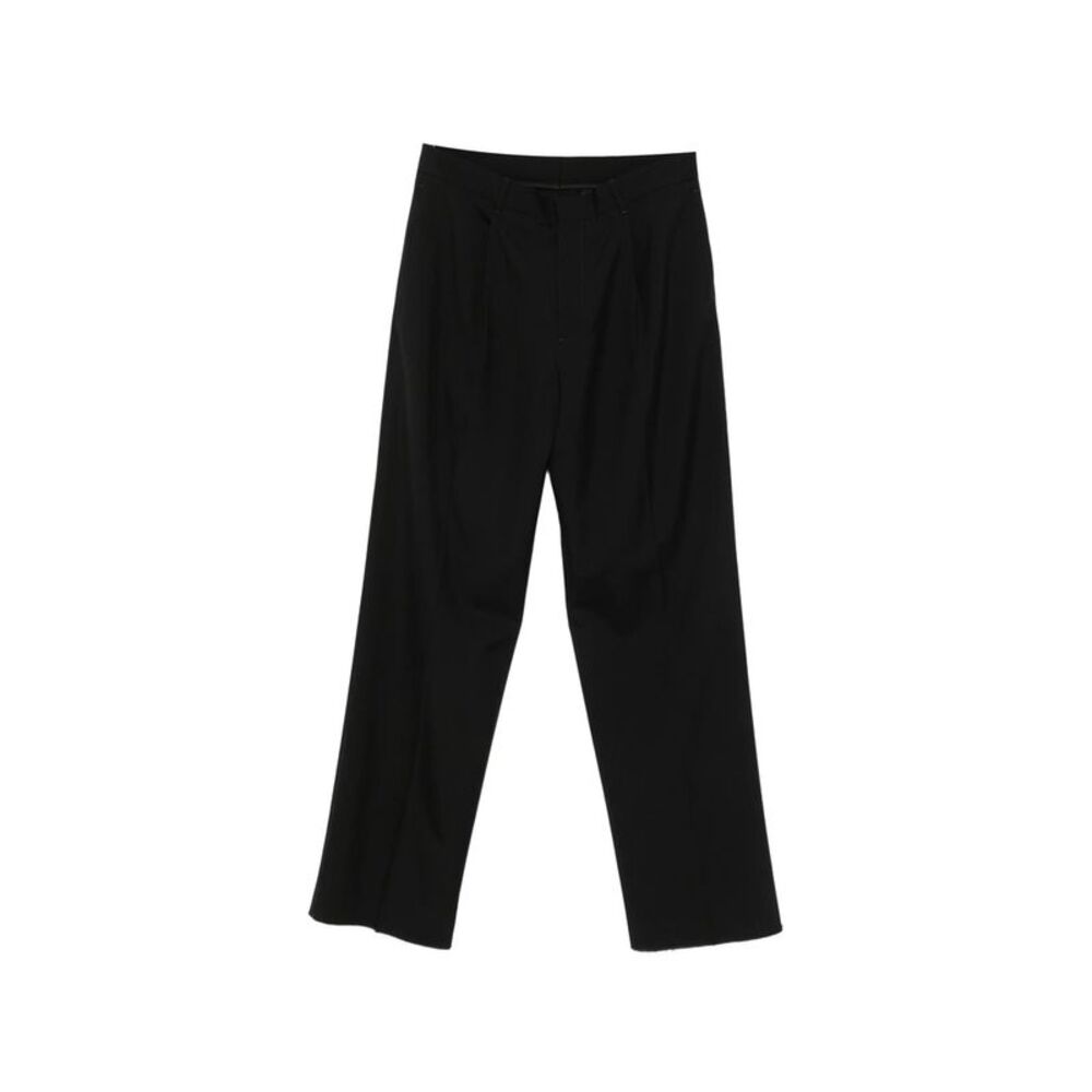 Lardini Black Trousers - Wide-Leg Trousers Men